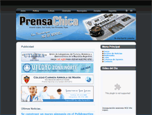 Tablet Screenshot of prensachica.com.ar